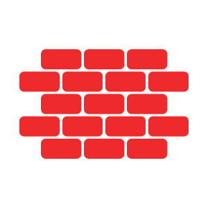 masonry bricks icon