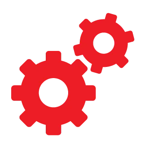 Millwright gears icon